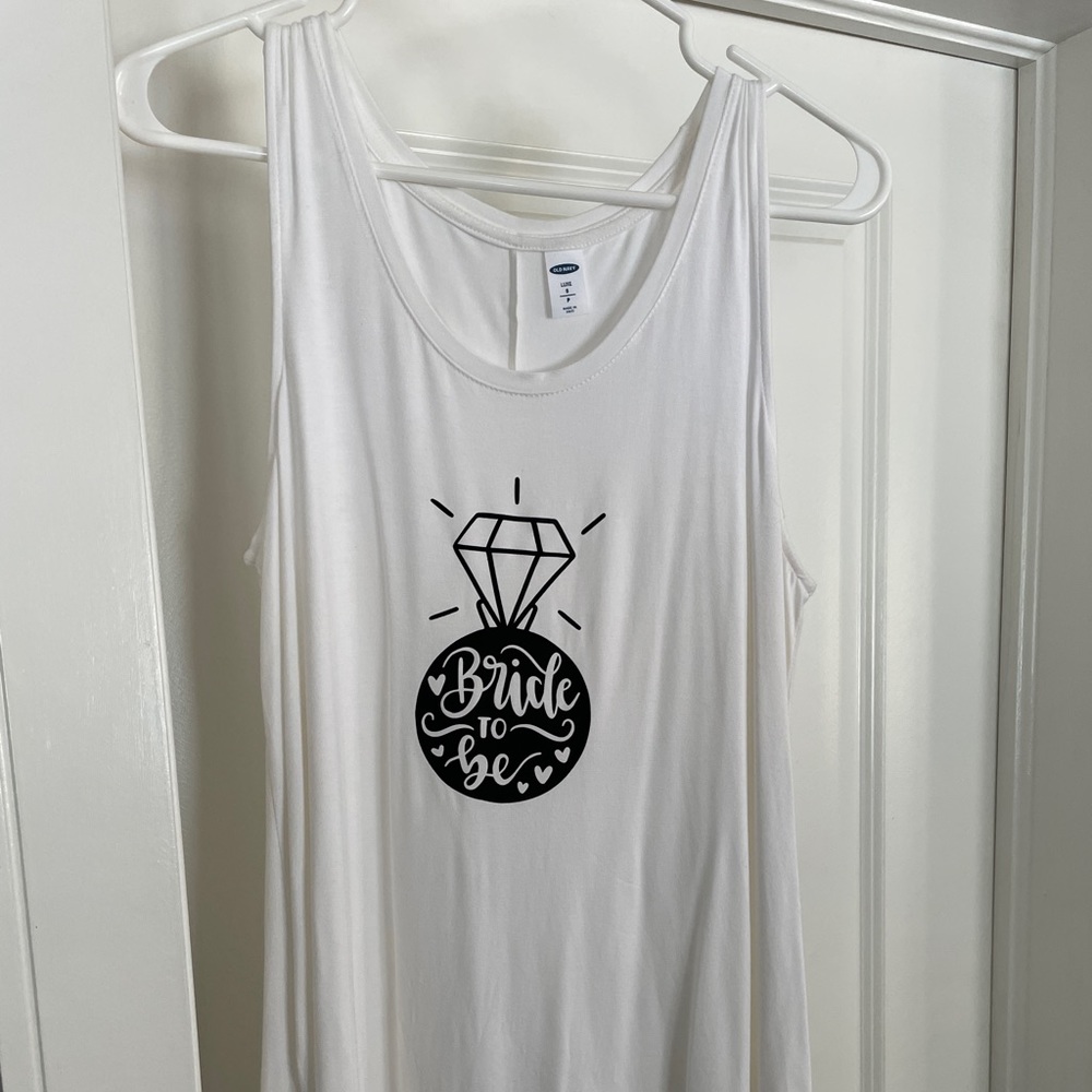 Bride To Be Tank Top - Picture 2 of 5